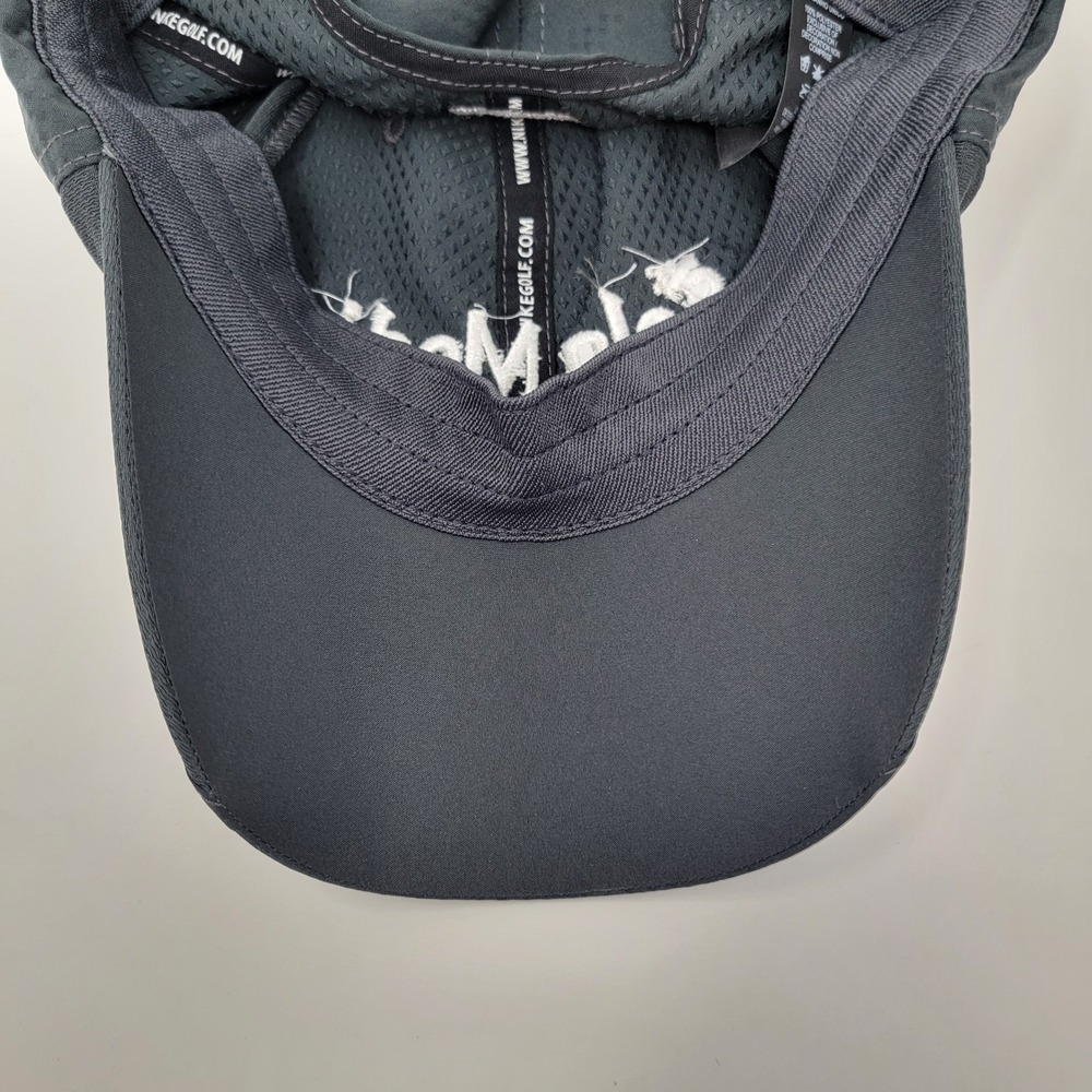 NWT Nike Heritage86 Golf Hat Cap Gray Mesh Dri-Fit Swoosh Embroidered Sola Media - Picture 14 of 14